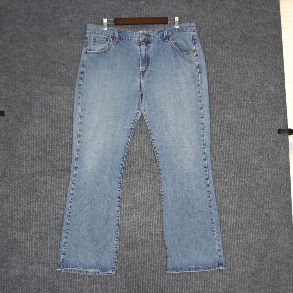 Levi's Women's 16M Boot Cut Jeans Blue Cotton Spandex‎ Light Wash